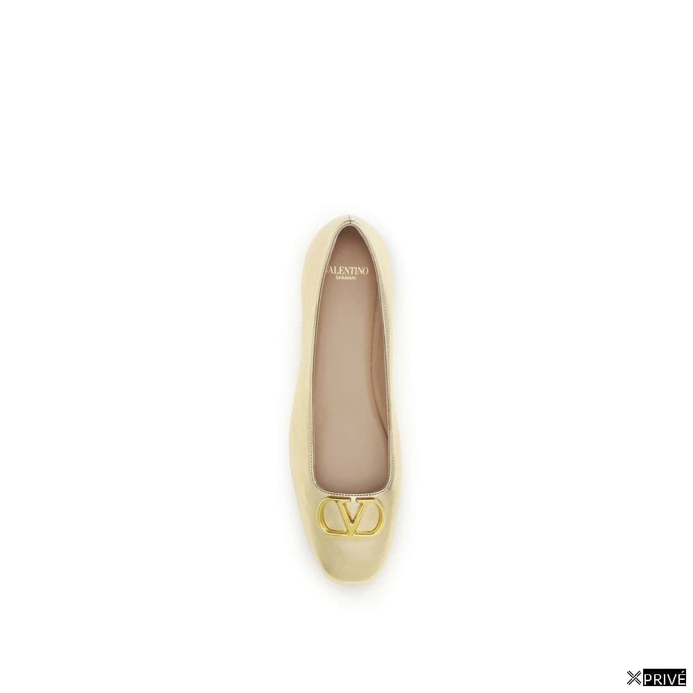 Chaussures plates dorées — 4