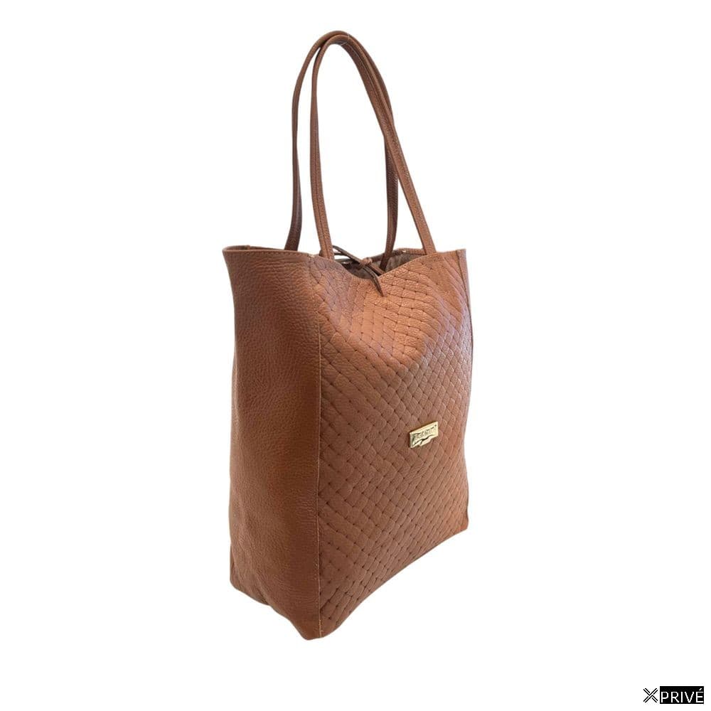 Brown Cowhide Clutch Bag — 2