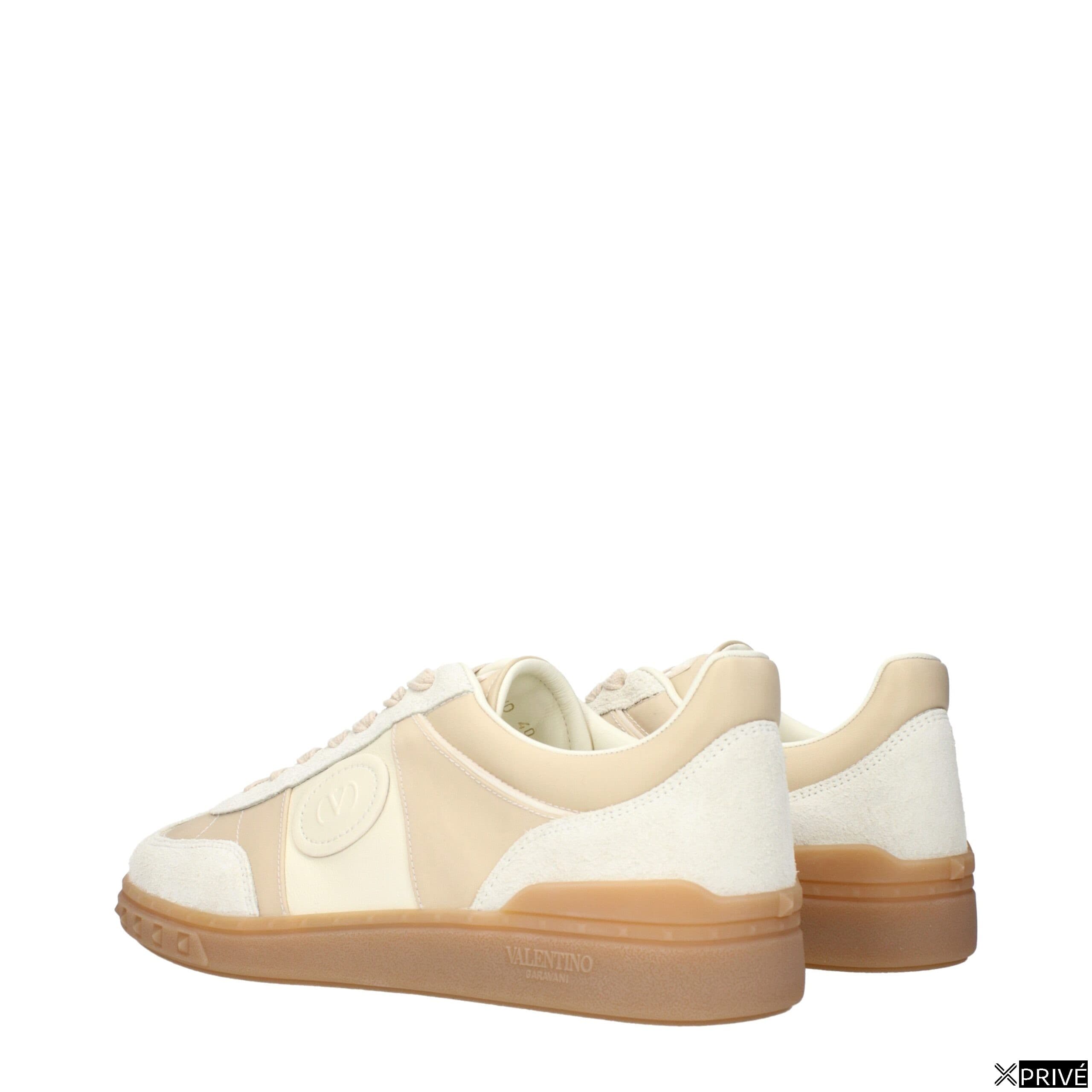 Chaussures de sport beiges en Fabric — 4