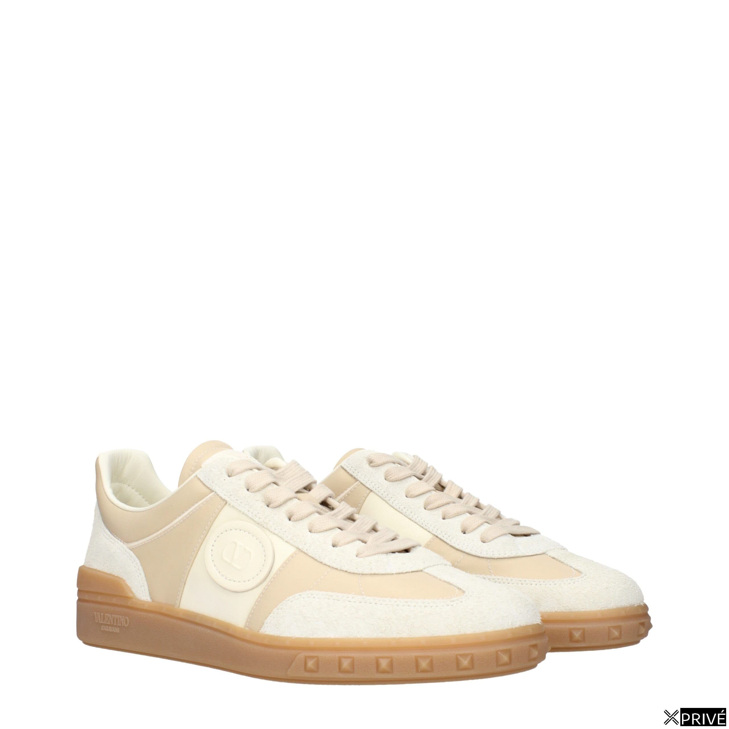 Chaussures de sport beiges en Fabric — 2
