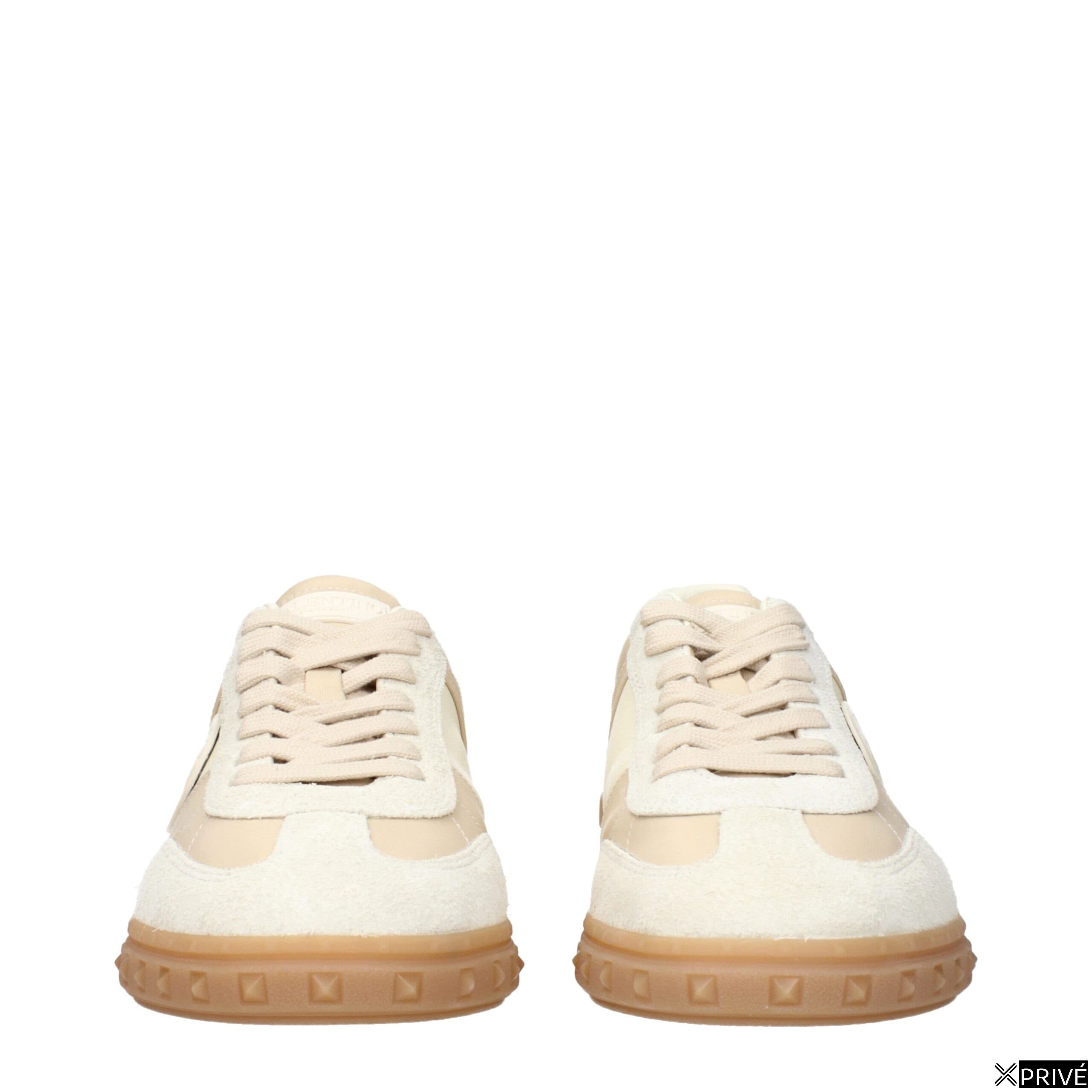Chaussures de sport beiges en Fabric — 3