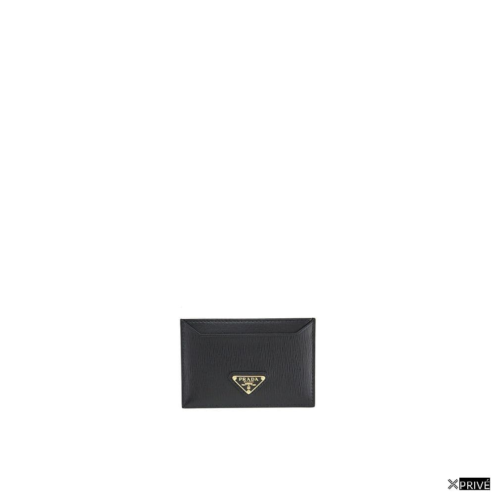 Portefeuille noir en Veau — 1