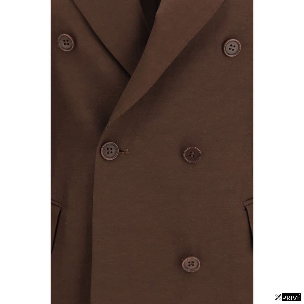 Costume et blazer brun en Coton — 3