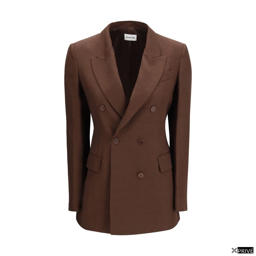 Costume et blazer brun en Coton — 1