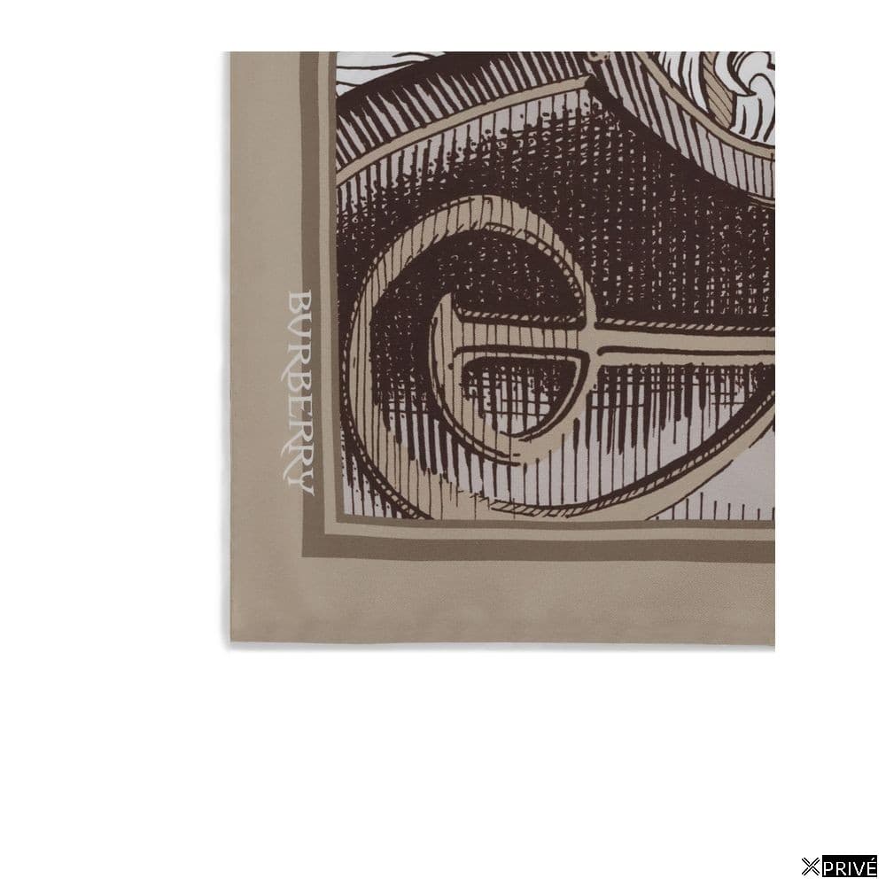 Écharpe beige en Soie — 3
