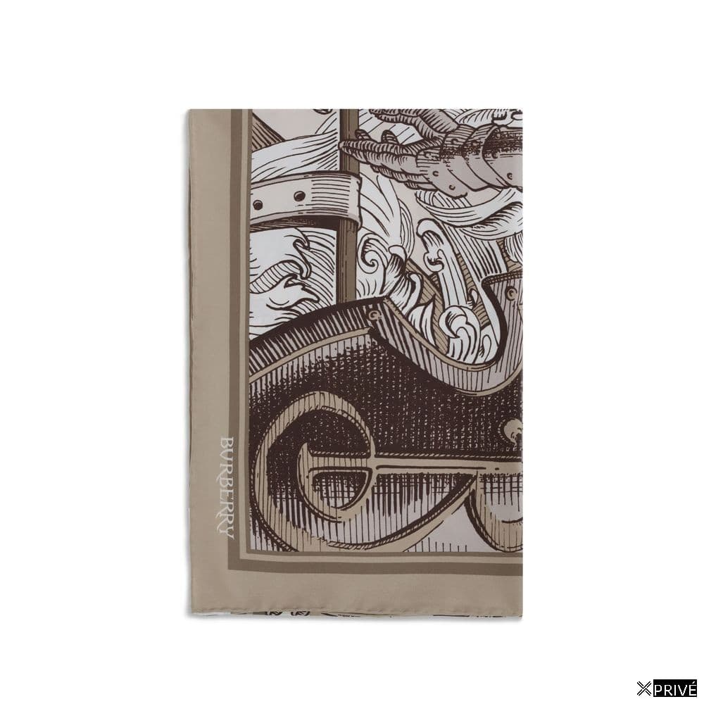 Écharpe beige en Soie — 1