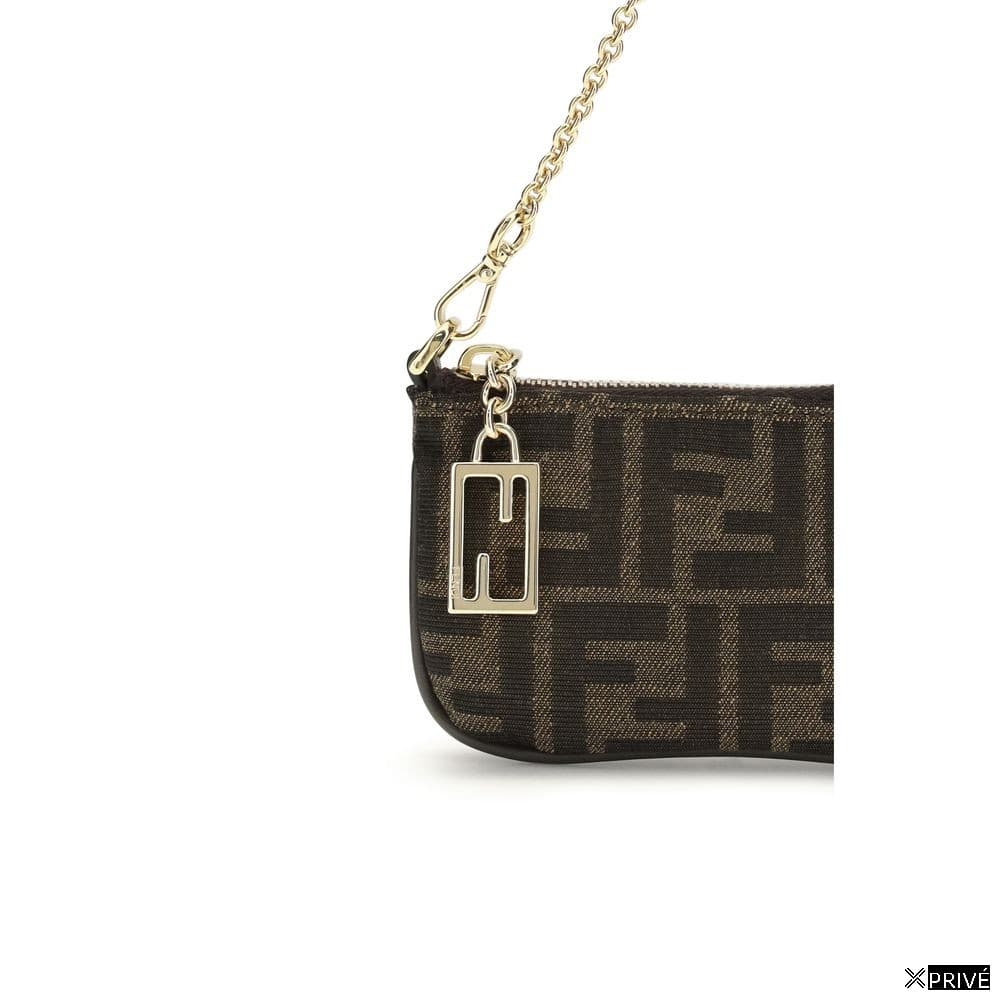 Sac bandoulière brun en Polyester — 4