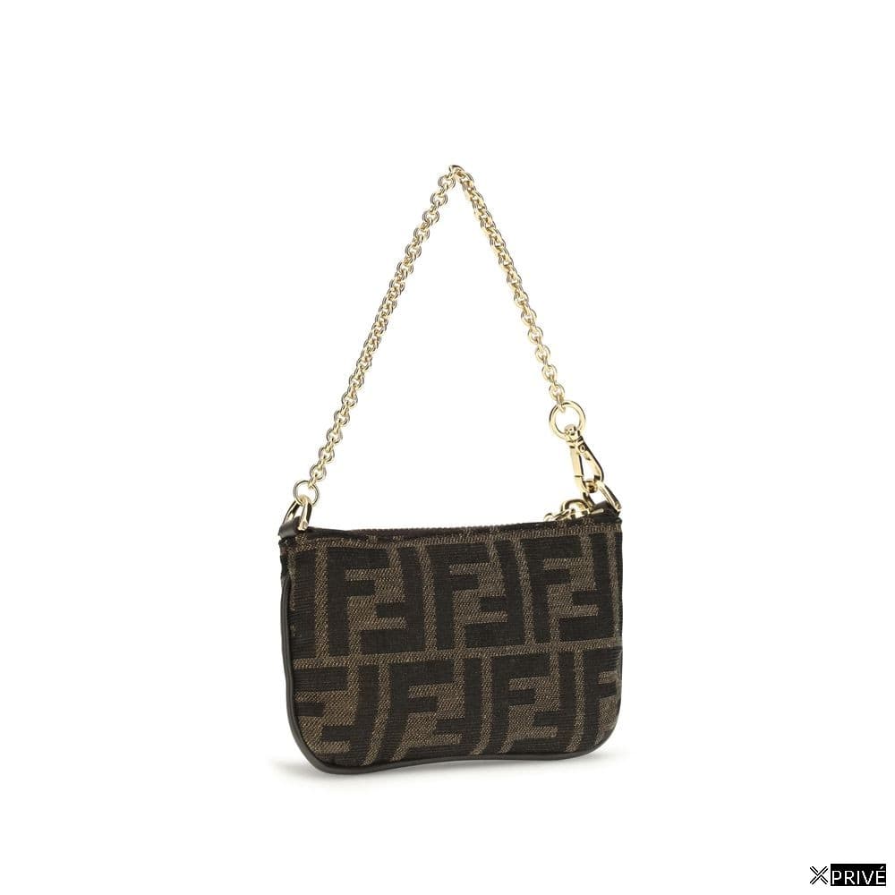 Sac bandoulière brun en Polyester — 3