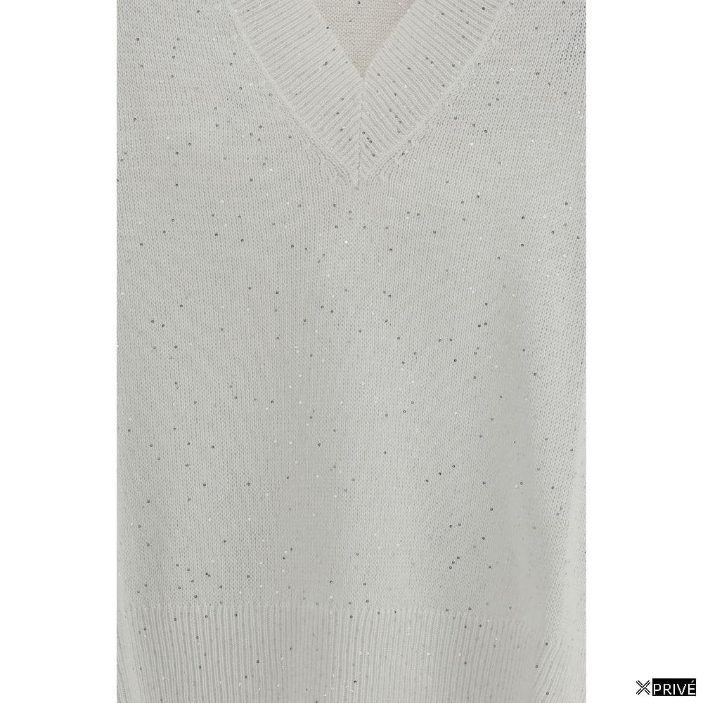 Pull blanc en Lin — 3