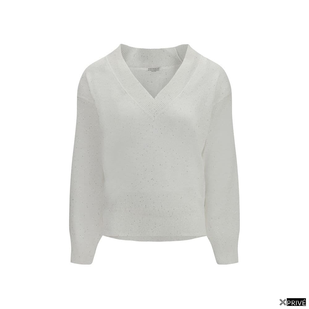 Pull blanc en Lin — 1