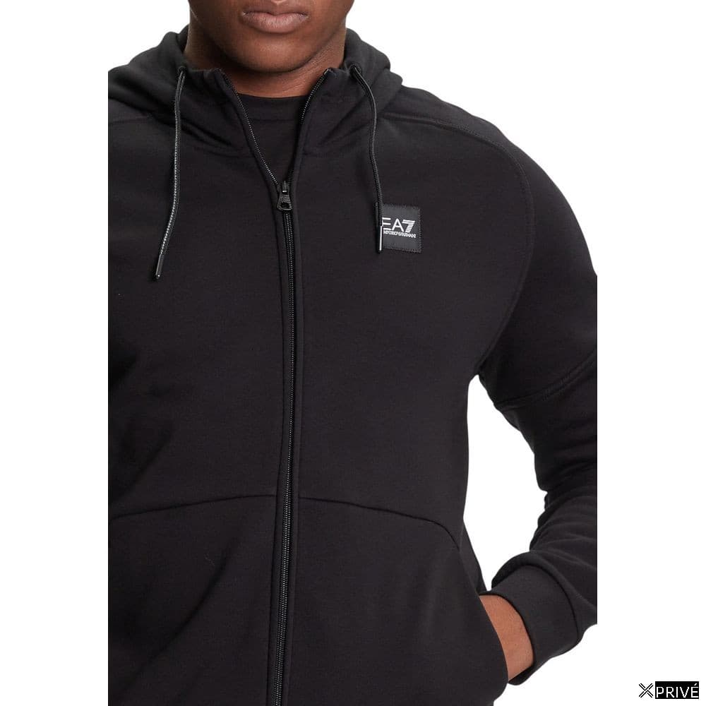 Black Cotton Sweatsuit — 5