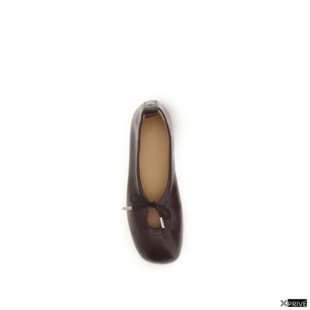 Chaussures plates brunes — 4