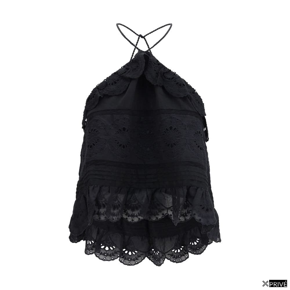 Top noir en Polyester — 1