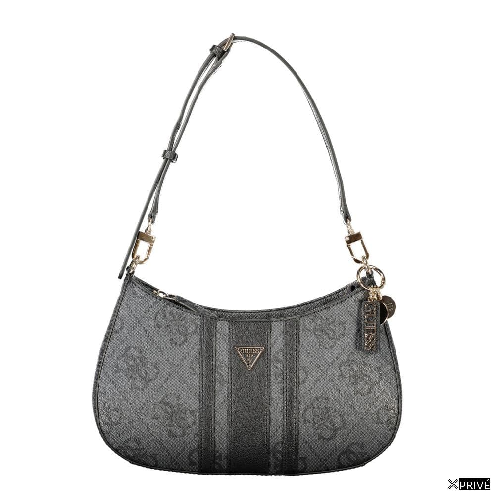 Black Polyurethane Women's Bag — 1