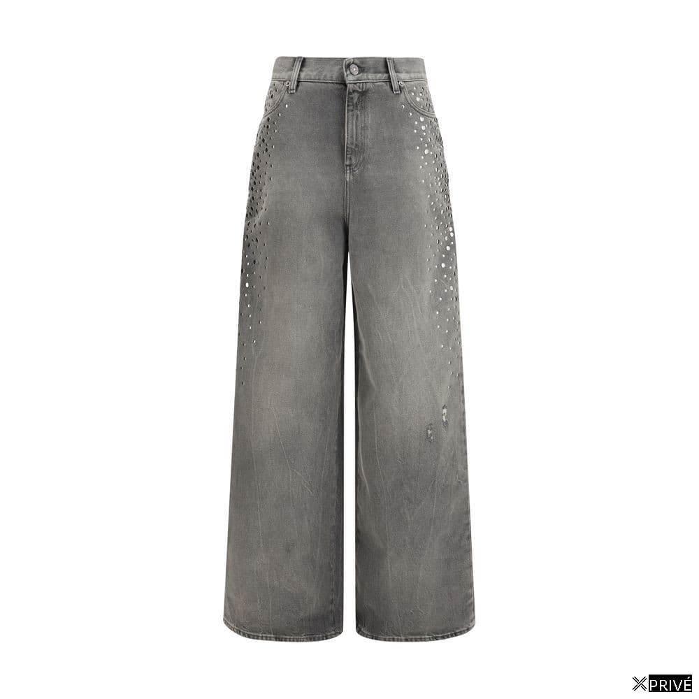Jeans gris en Coton — 1