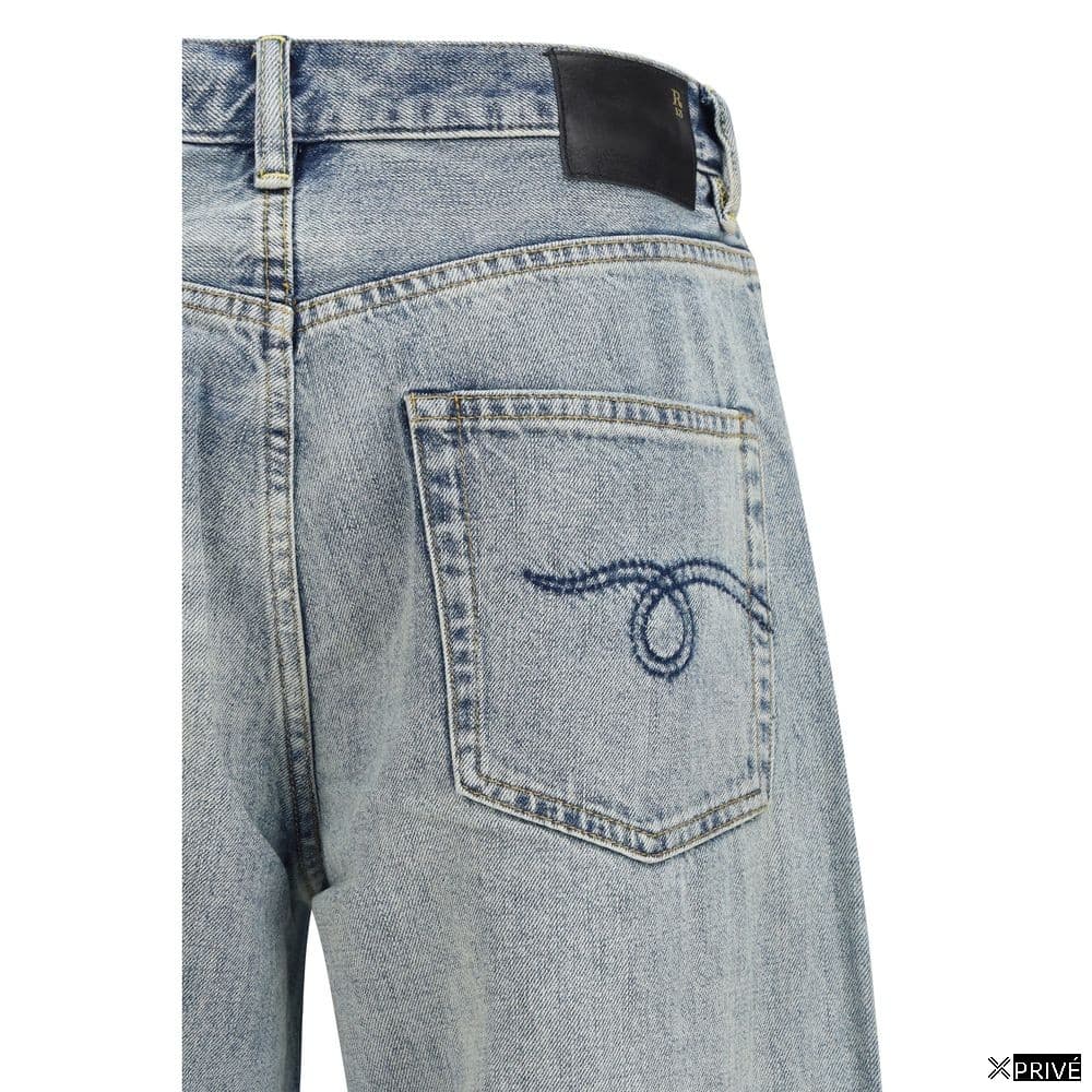 Jeans bleu en Coton — 3