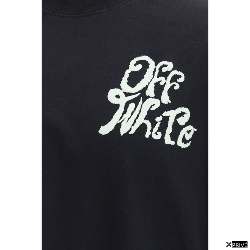 T-shirt noir en Coton — 3