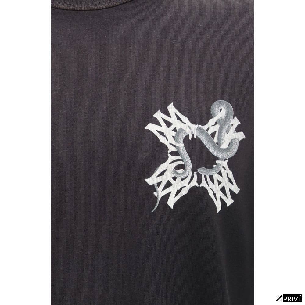 T-shirt noir en Coton — 3