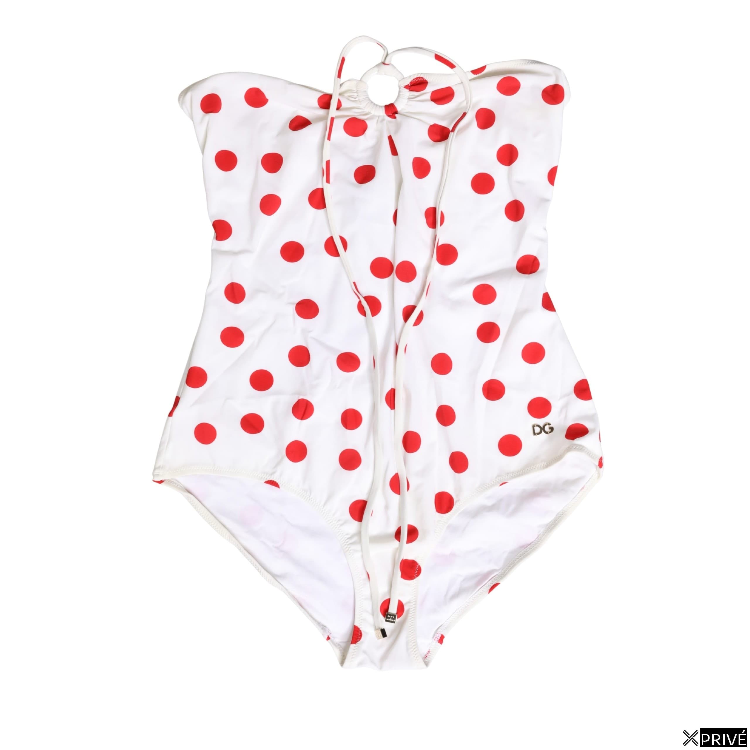 Maillot de bain blanc et rouge — 1