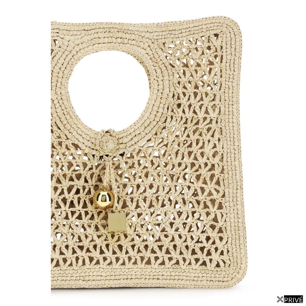 Sac à main beige en Raphia — 4