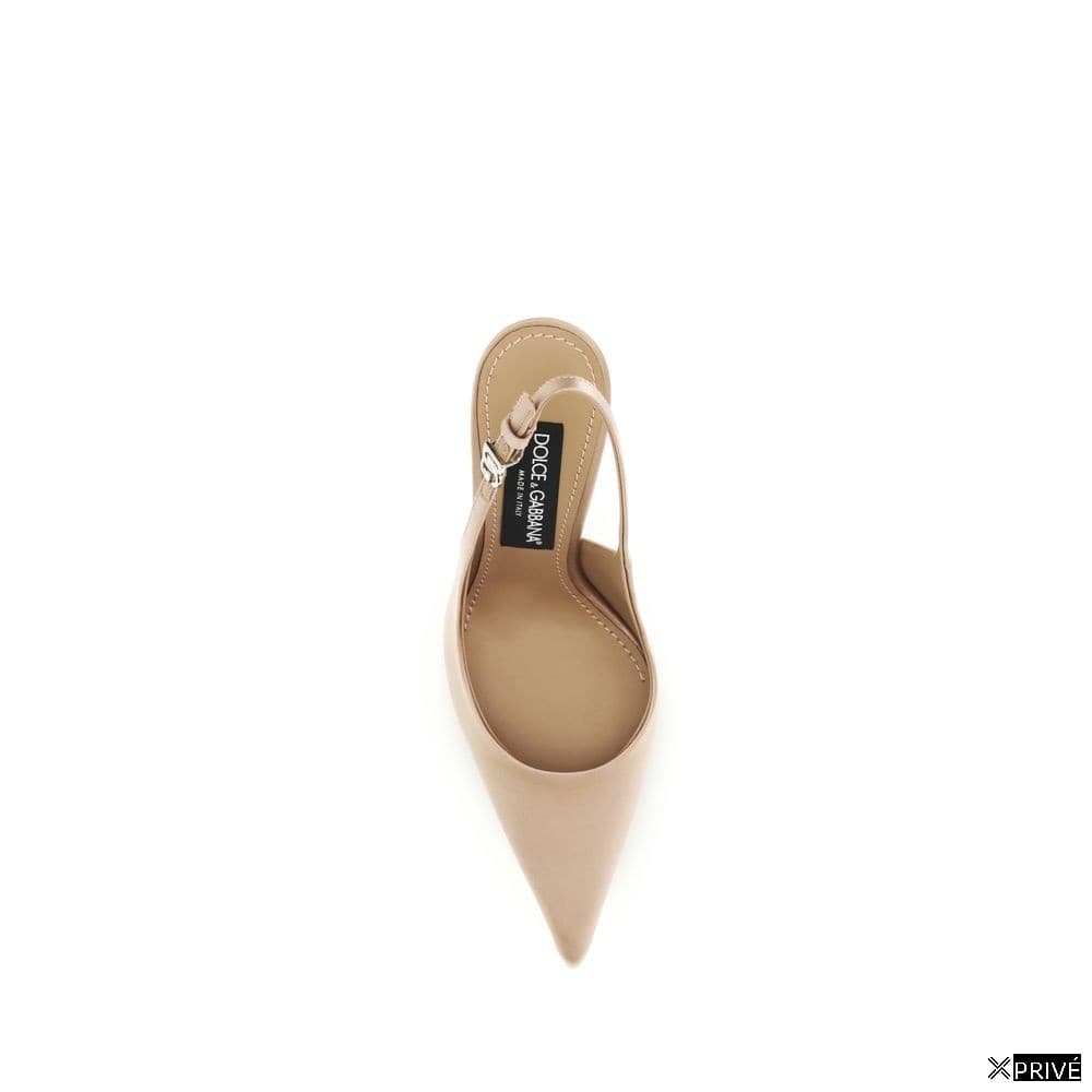 Escarpin beige en Soie — 4
