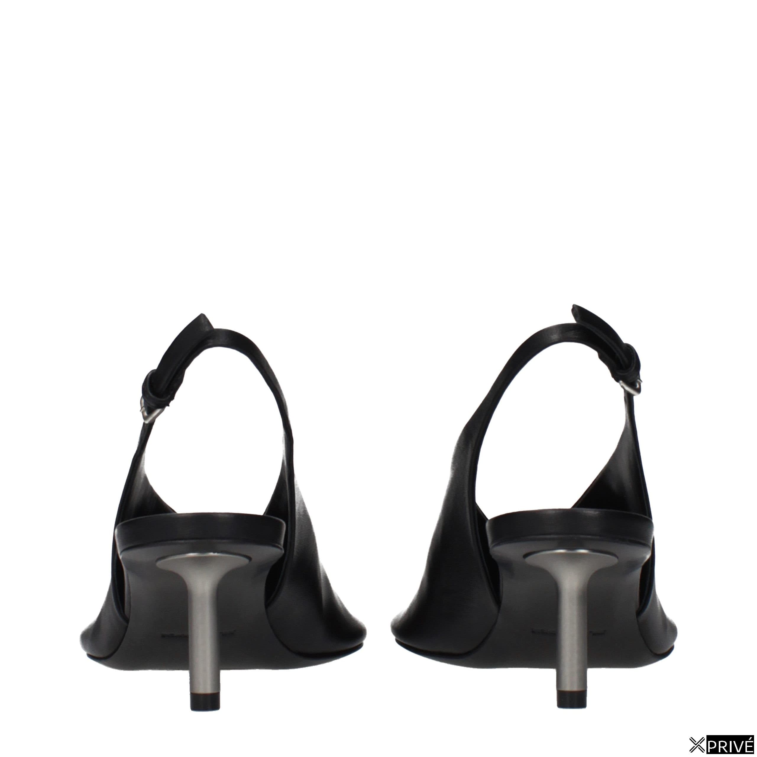 Sandales noires en Cuir — 5