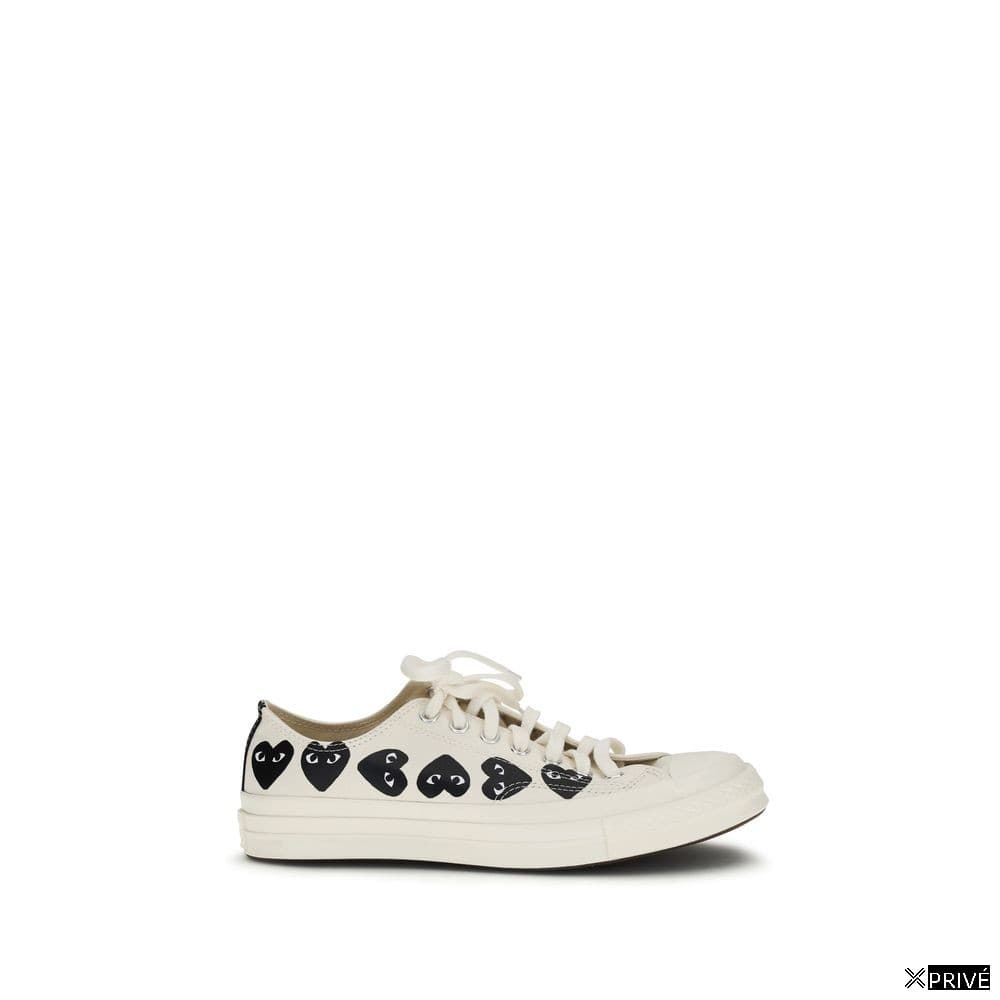 Chaussures de sport blanches en Toile