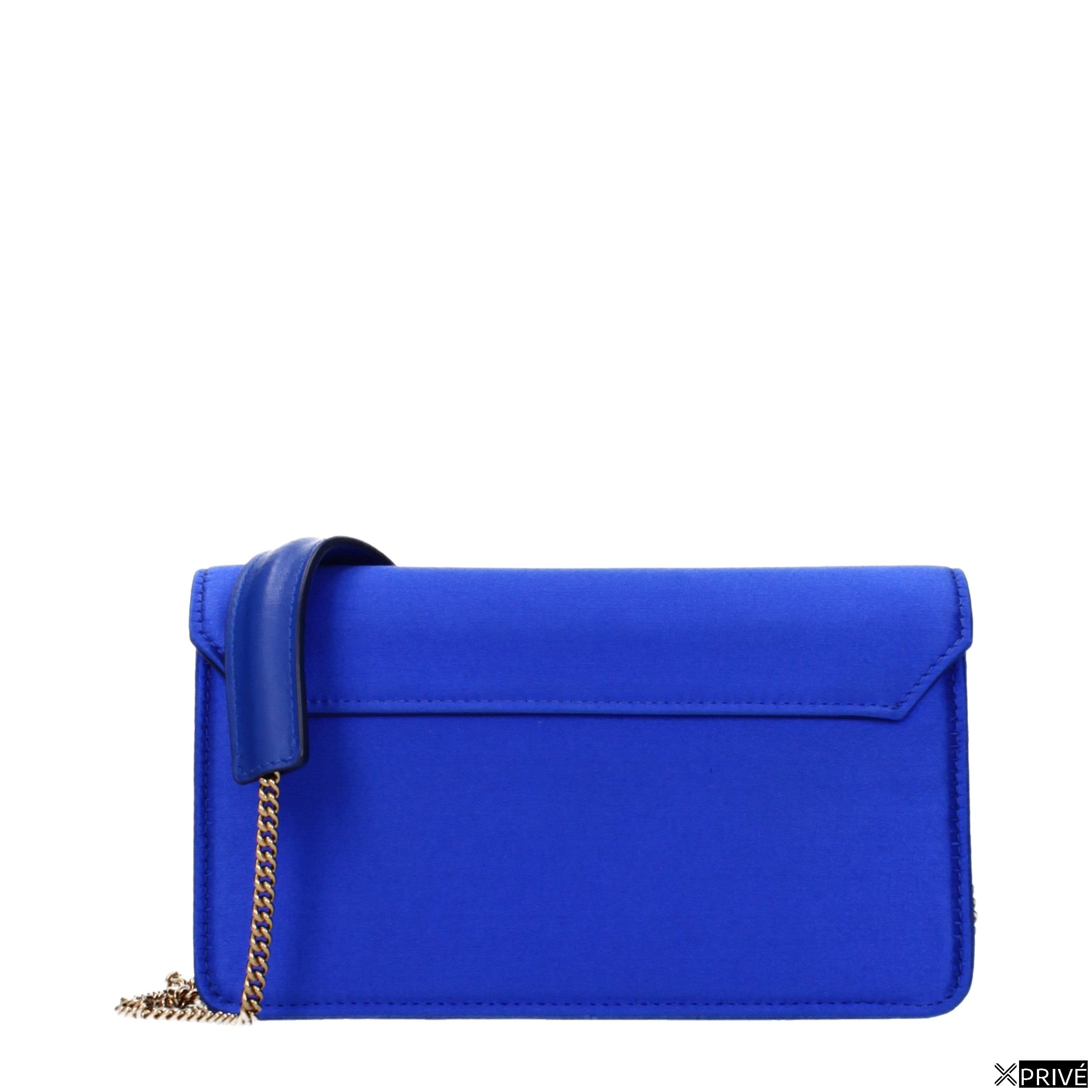 Pochette bleue en Satin — 3