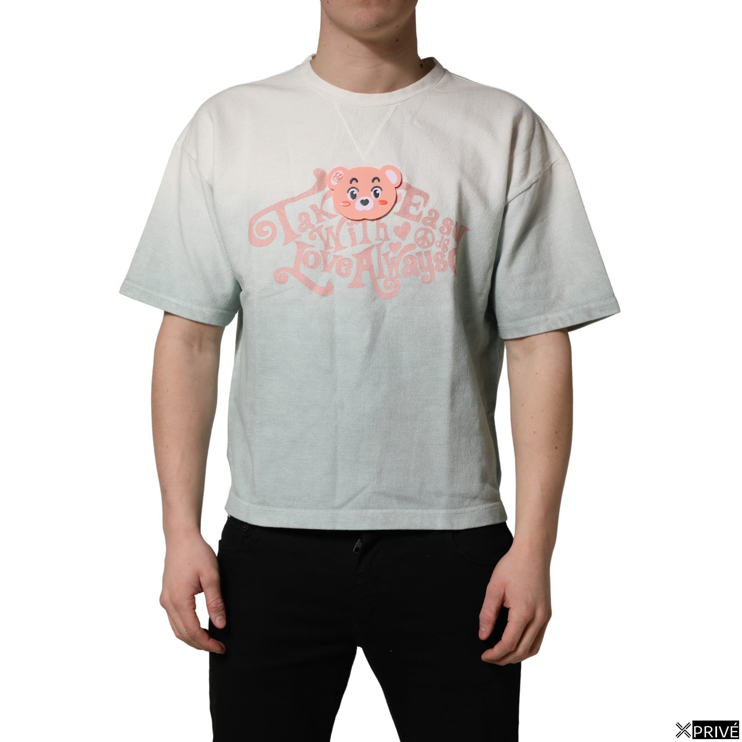 T-shirt Gris et vert — 1