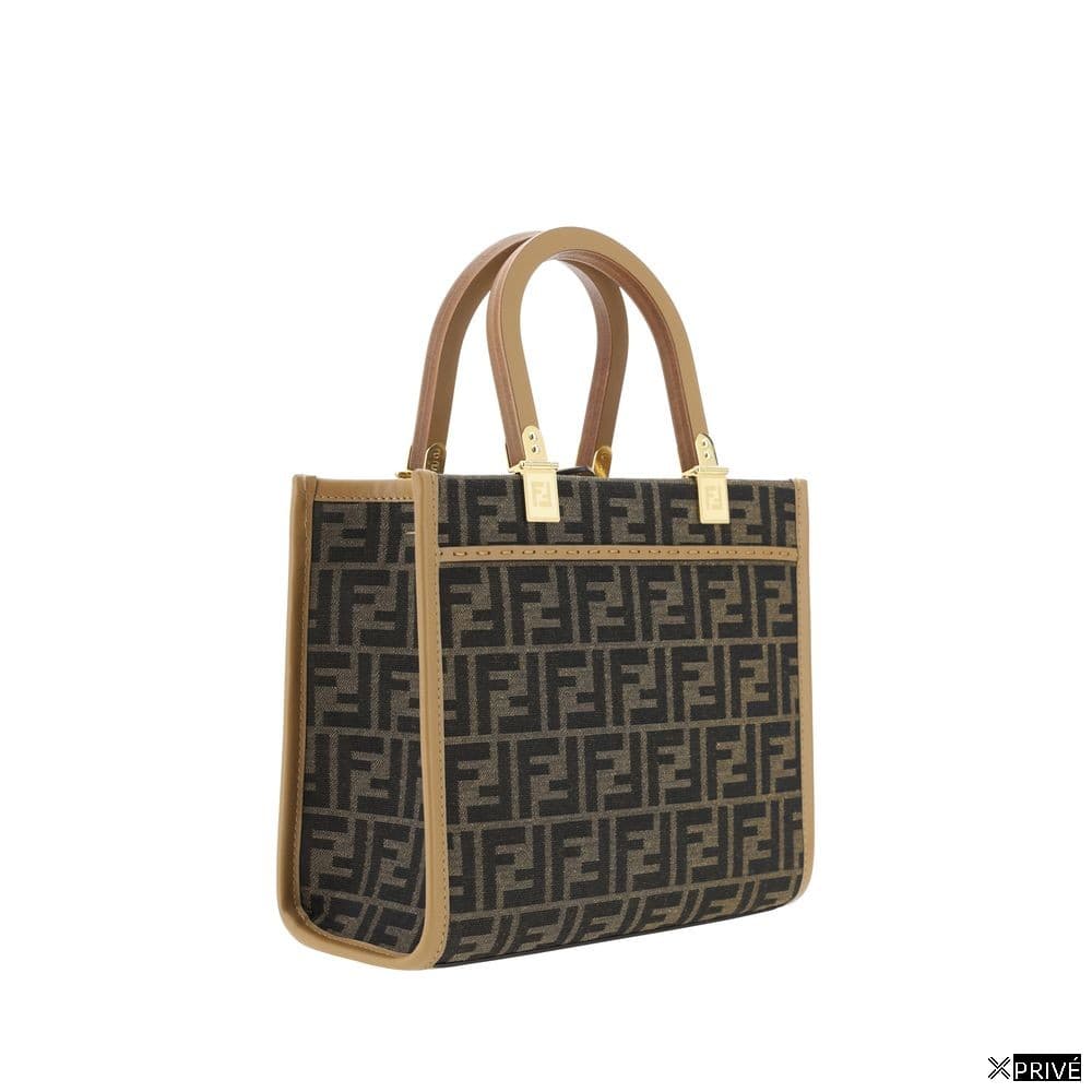 Sac bandoulière brun en Polyester — 3