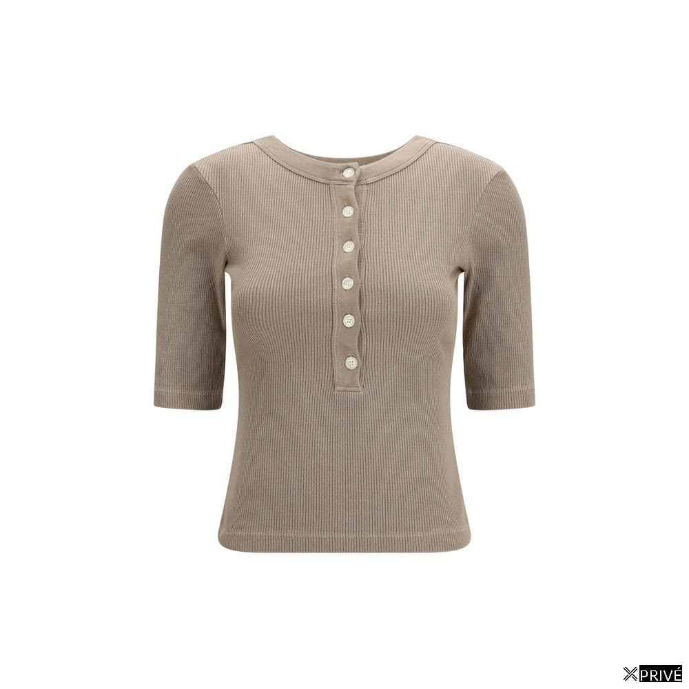 Top beige en Coton — 1