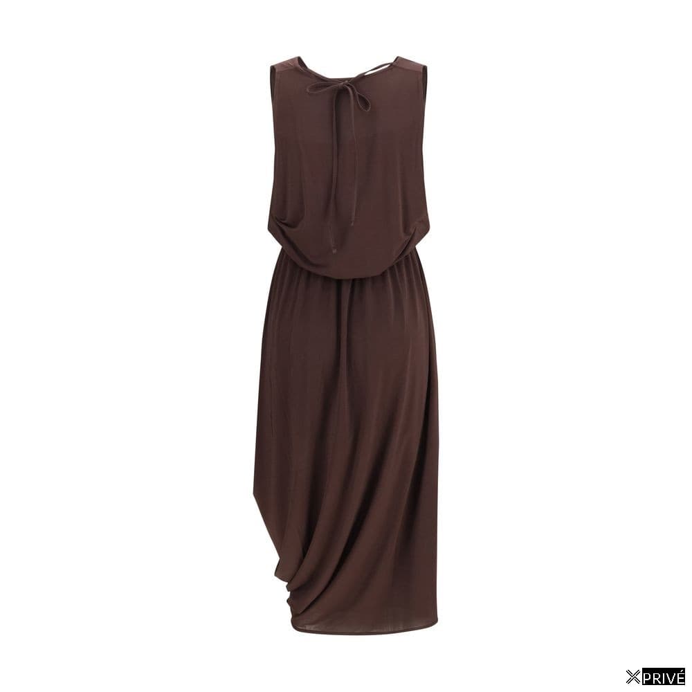 Robe brune en Viscose — 2
