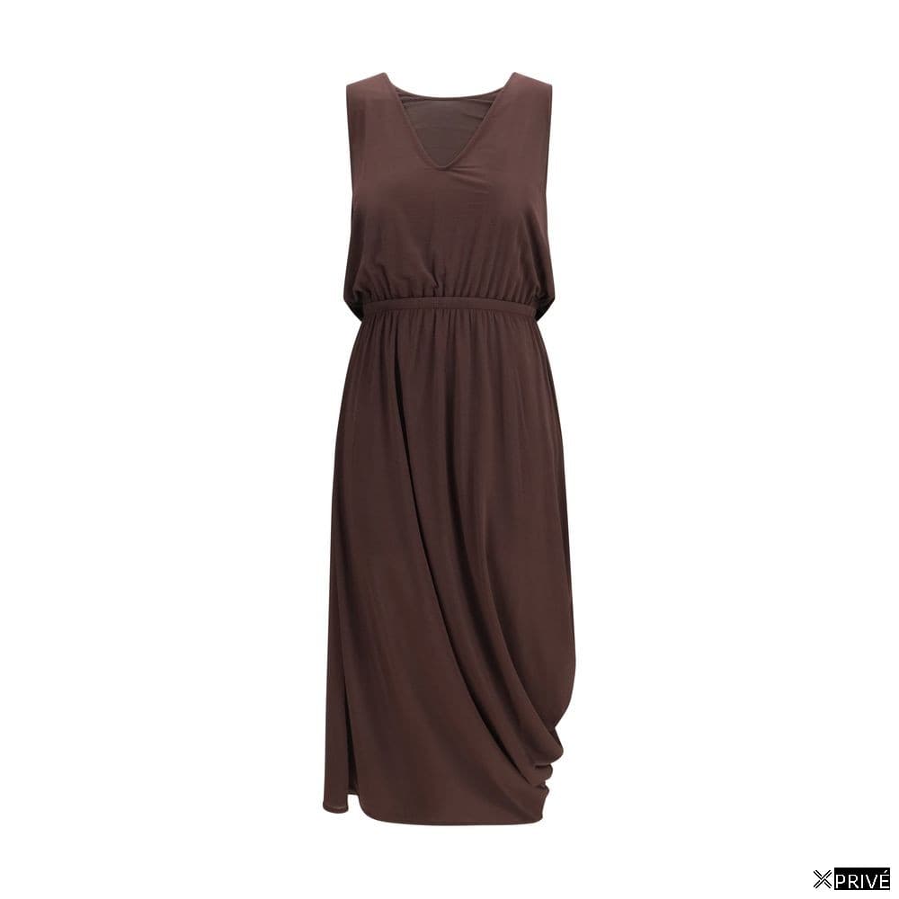Robe brune en Viscose — 1