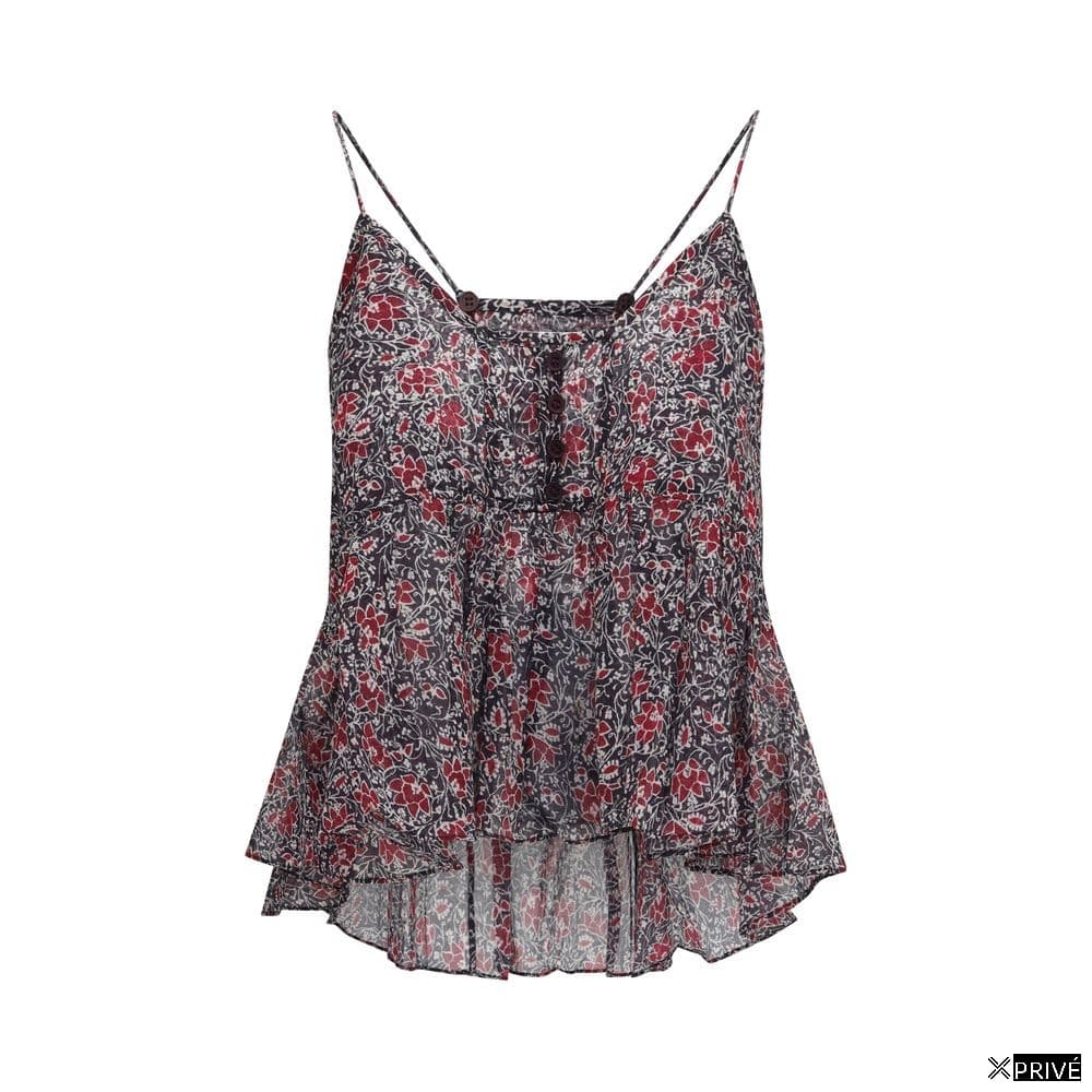 Top violet en Coton — 1