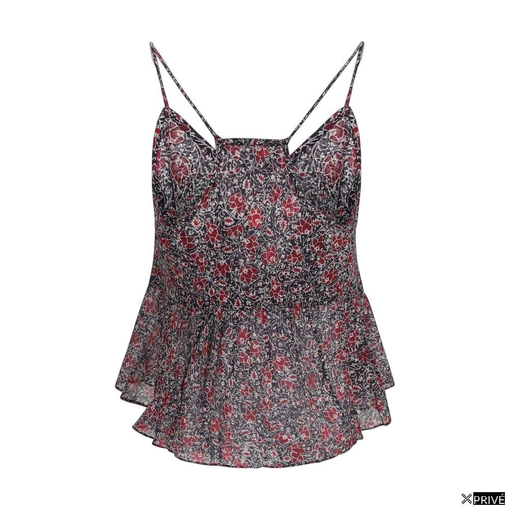 Top violet en Coton — 2