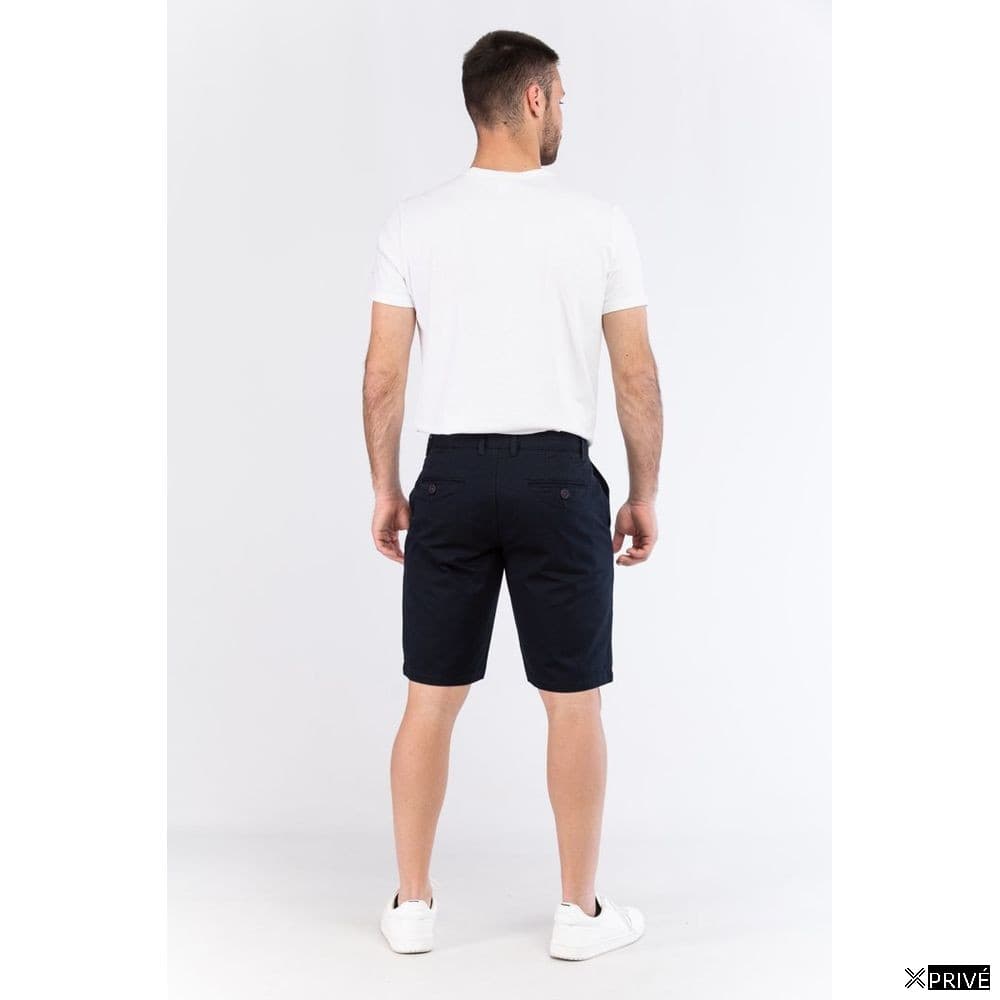 Short bleu en Cuir — 2