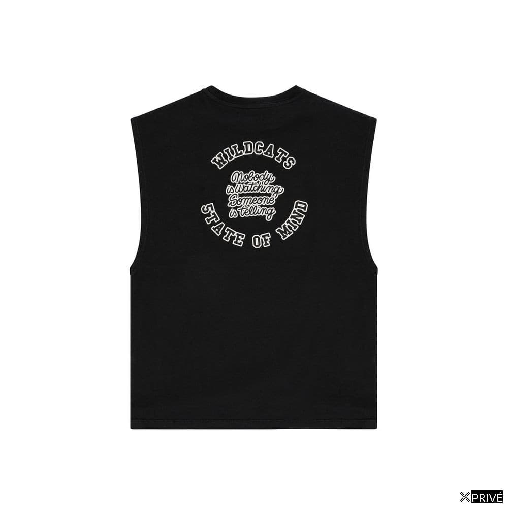 T-shirt noir en Coton — 2