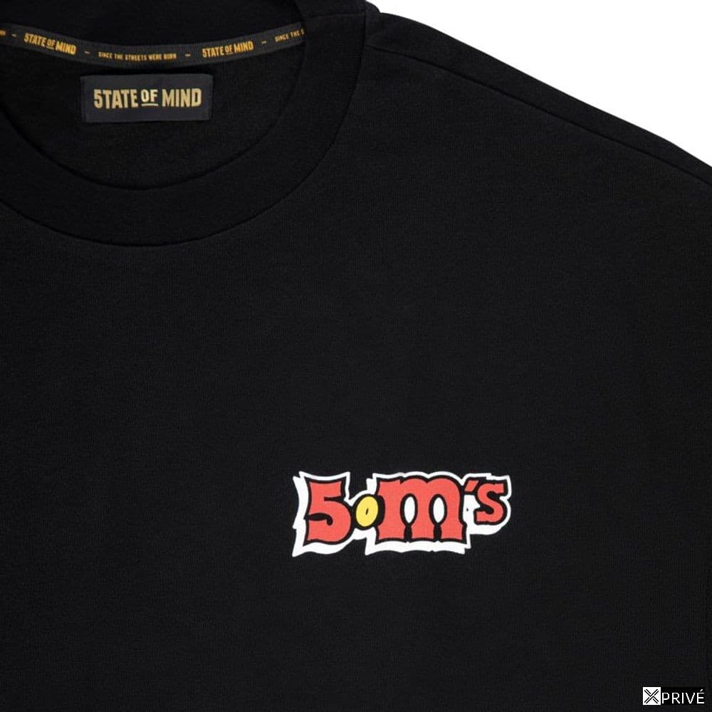 T-shirt noir en Coton — 3