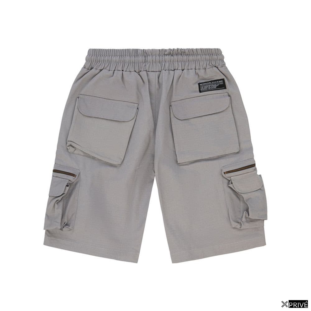 Short gris en Coton — 2