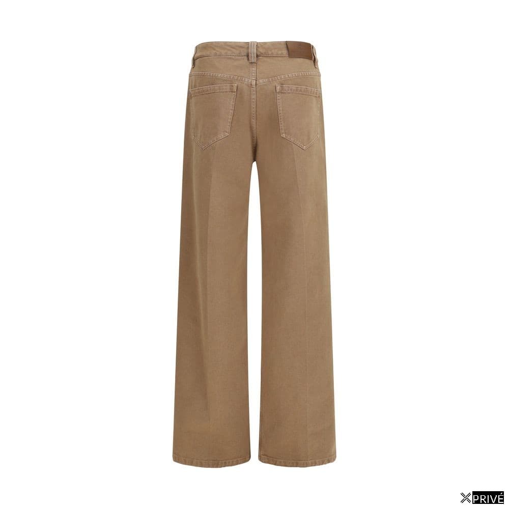 Jeans brun en Coton — 2
