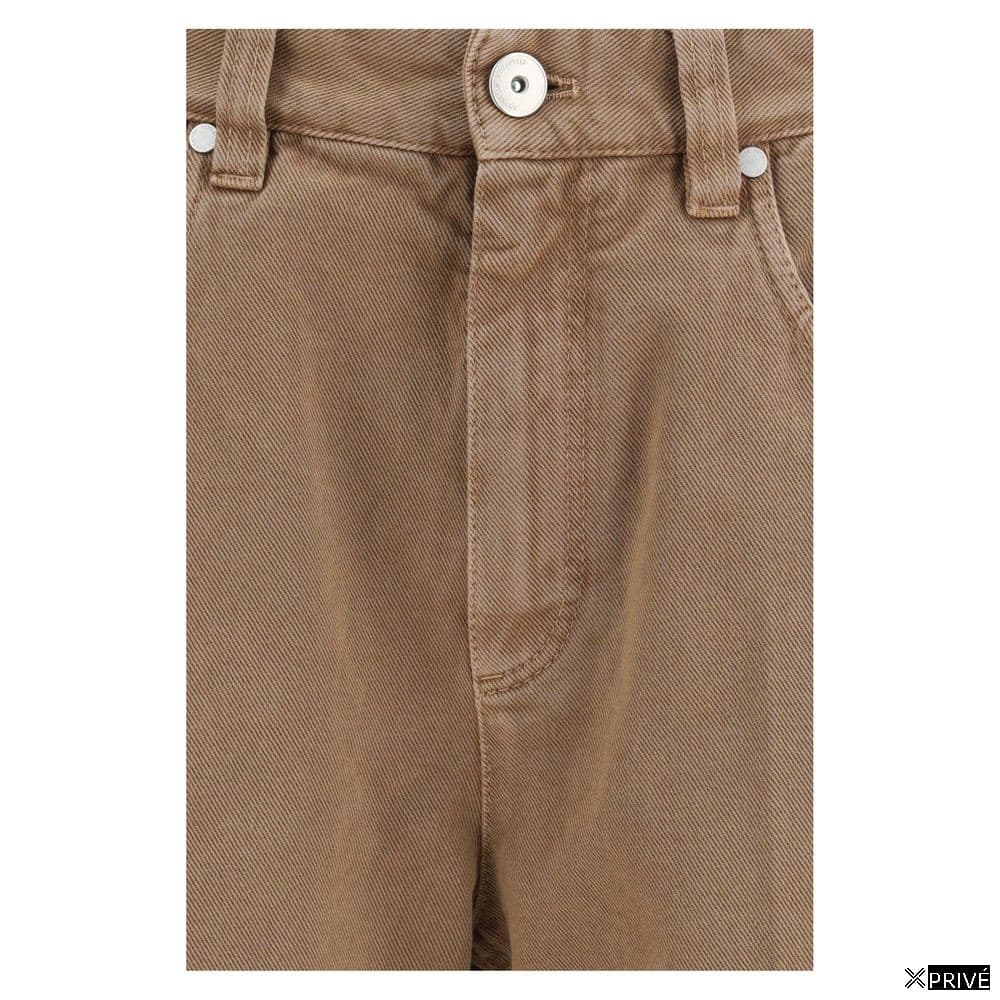 Jeans brun en Coton — 3