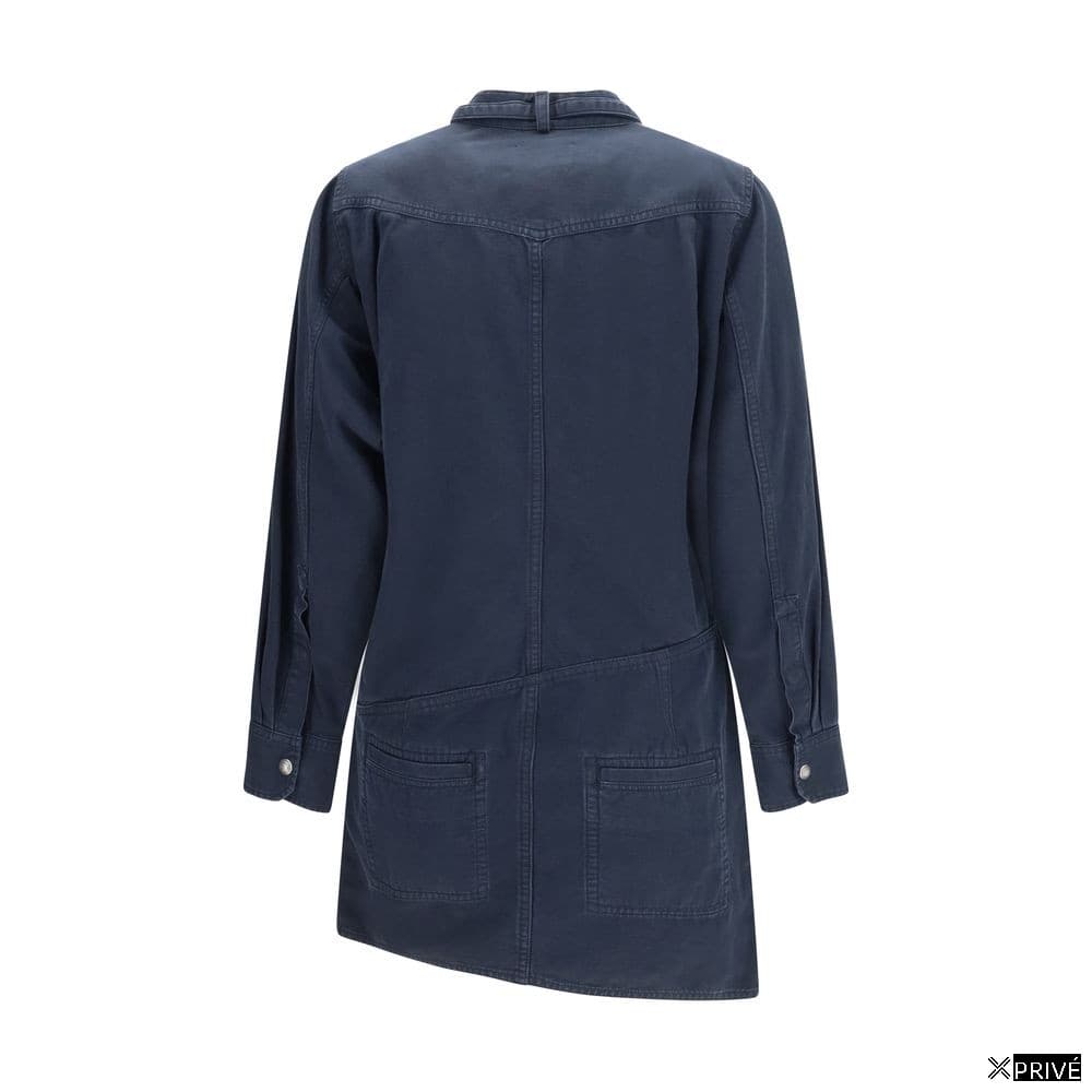 Robe bleue en Coton — 2