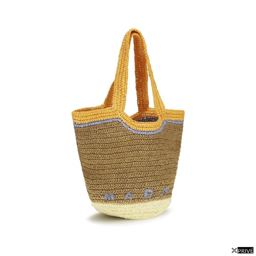 Sac bandoulière orange en Papier — 2