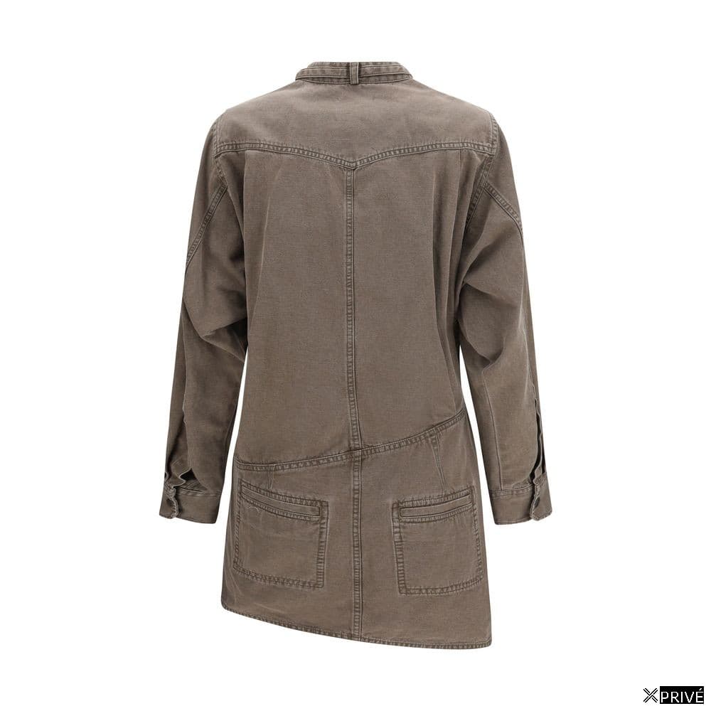 Robe brune en Coton — 2