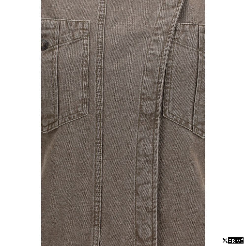 Robe brune en Coton — 3