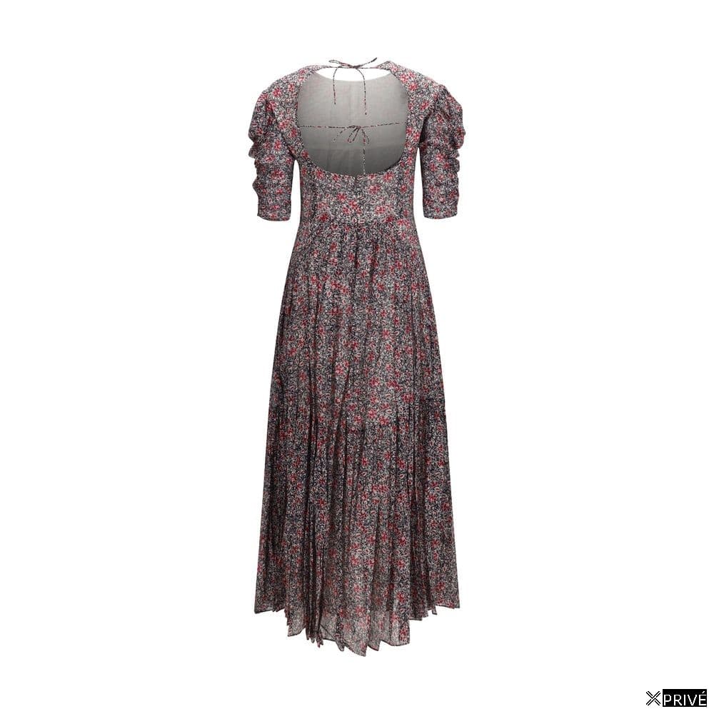 Robe violette en Coton — 2