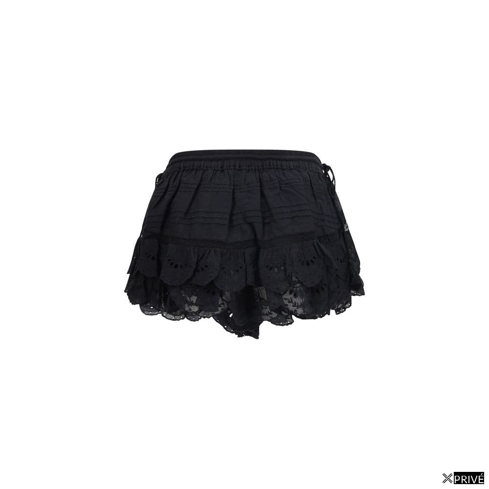 Short noir en Coton — 2