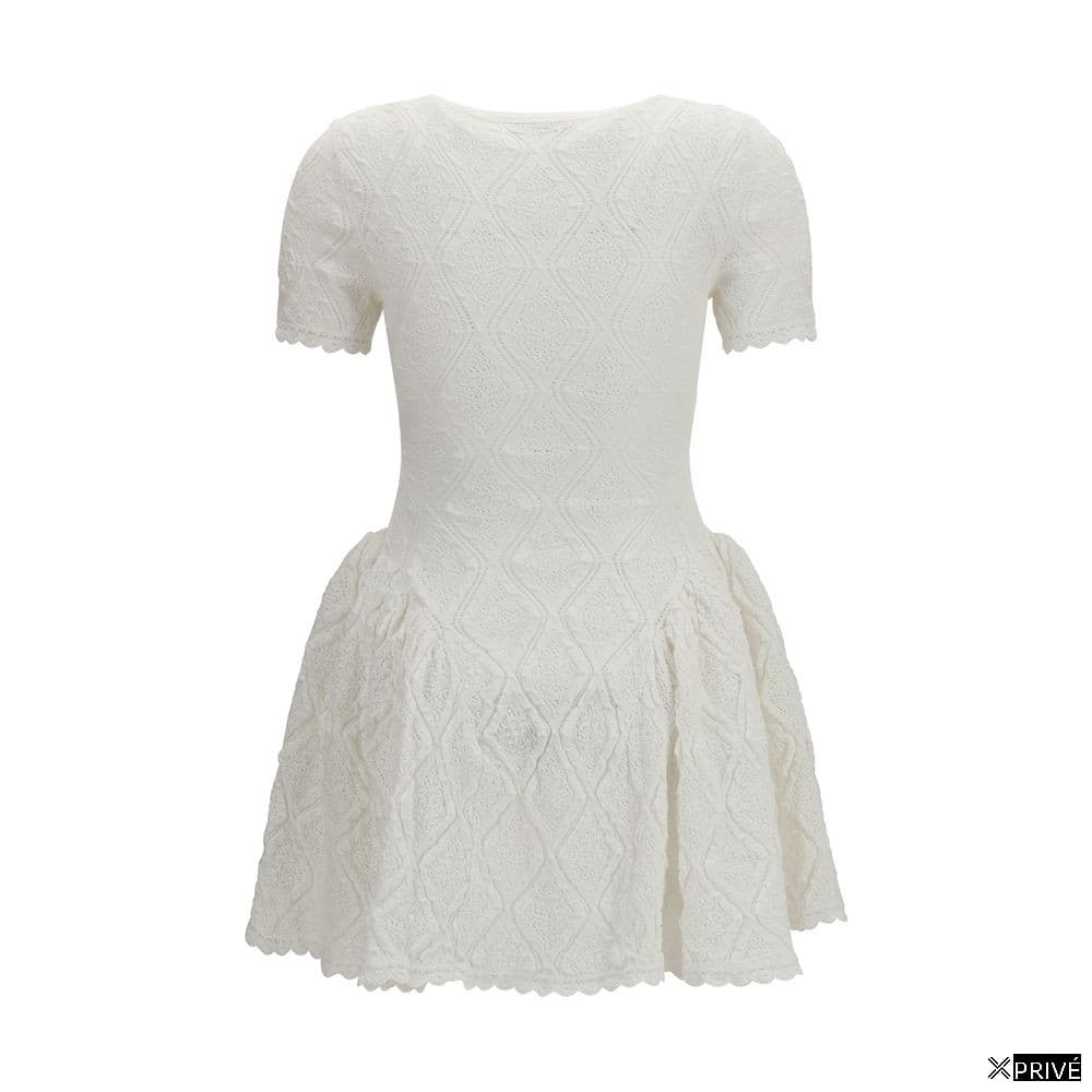 Robe blanche en Polyester — 2