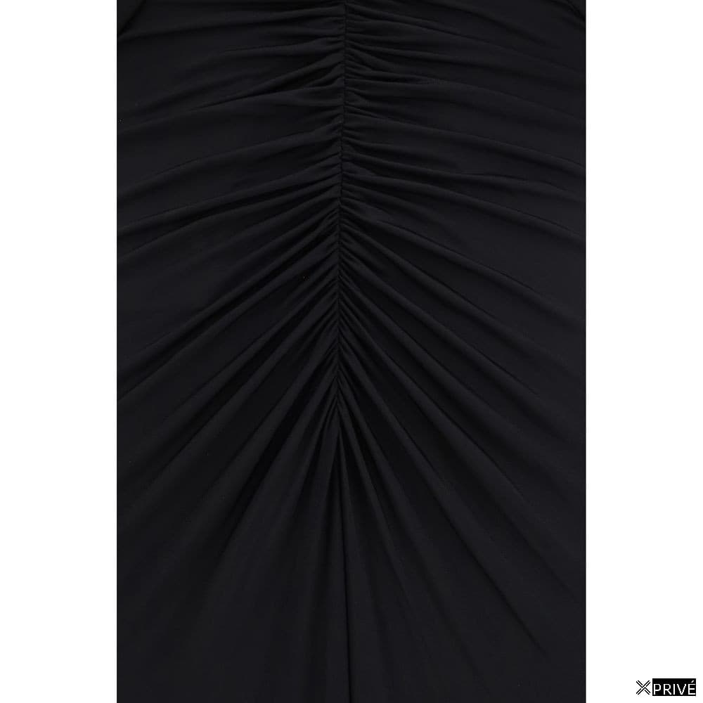 Robe noire en Viscose — 3
