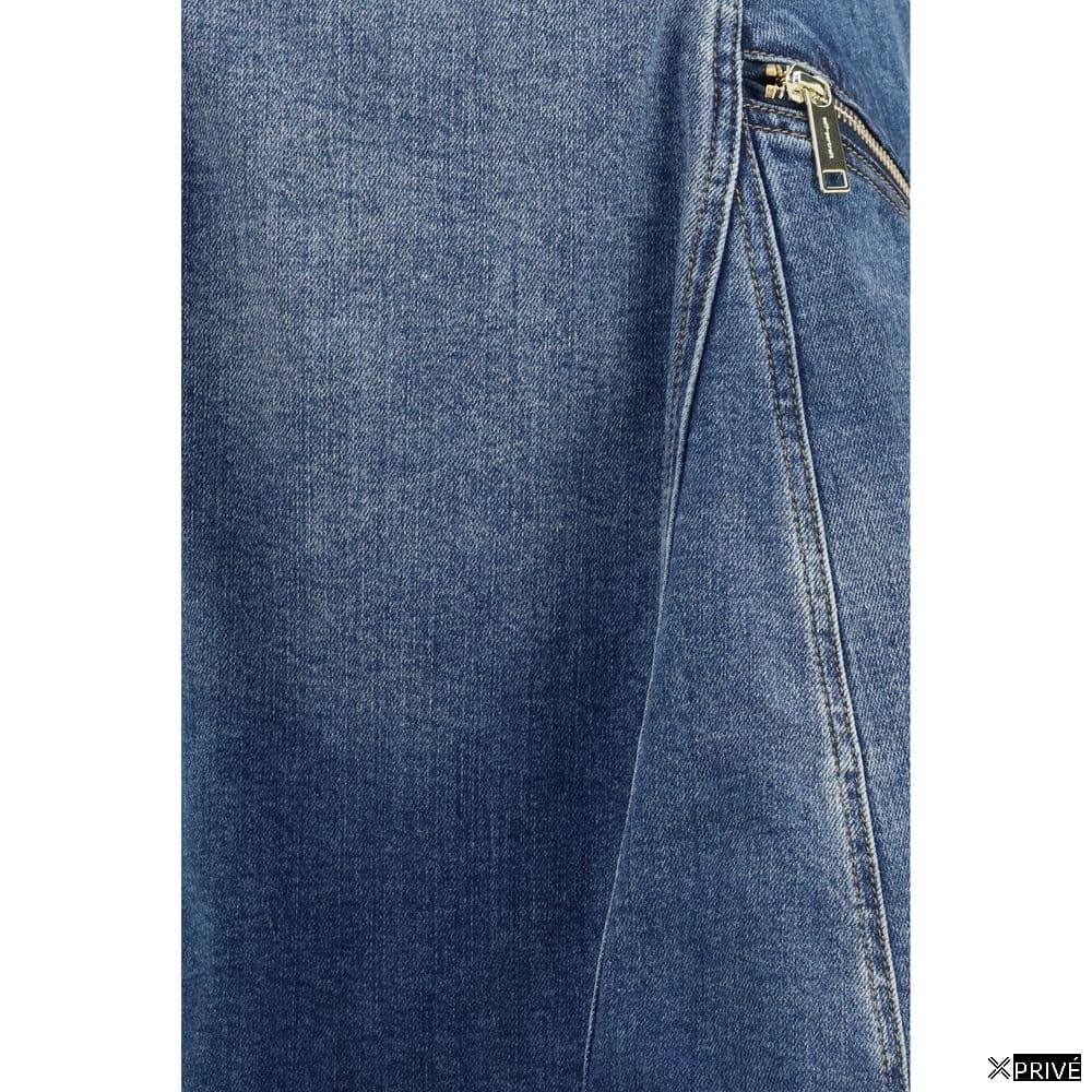 Robe bleue en Coton — 3